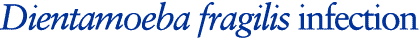 Dientamoeba fragilis infection
