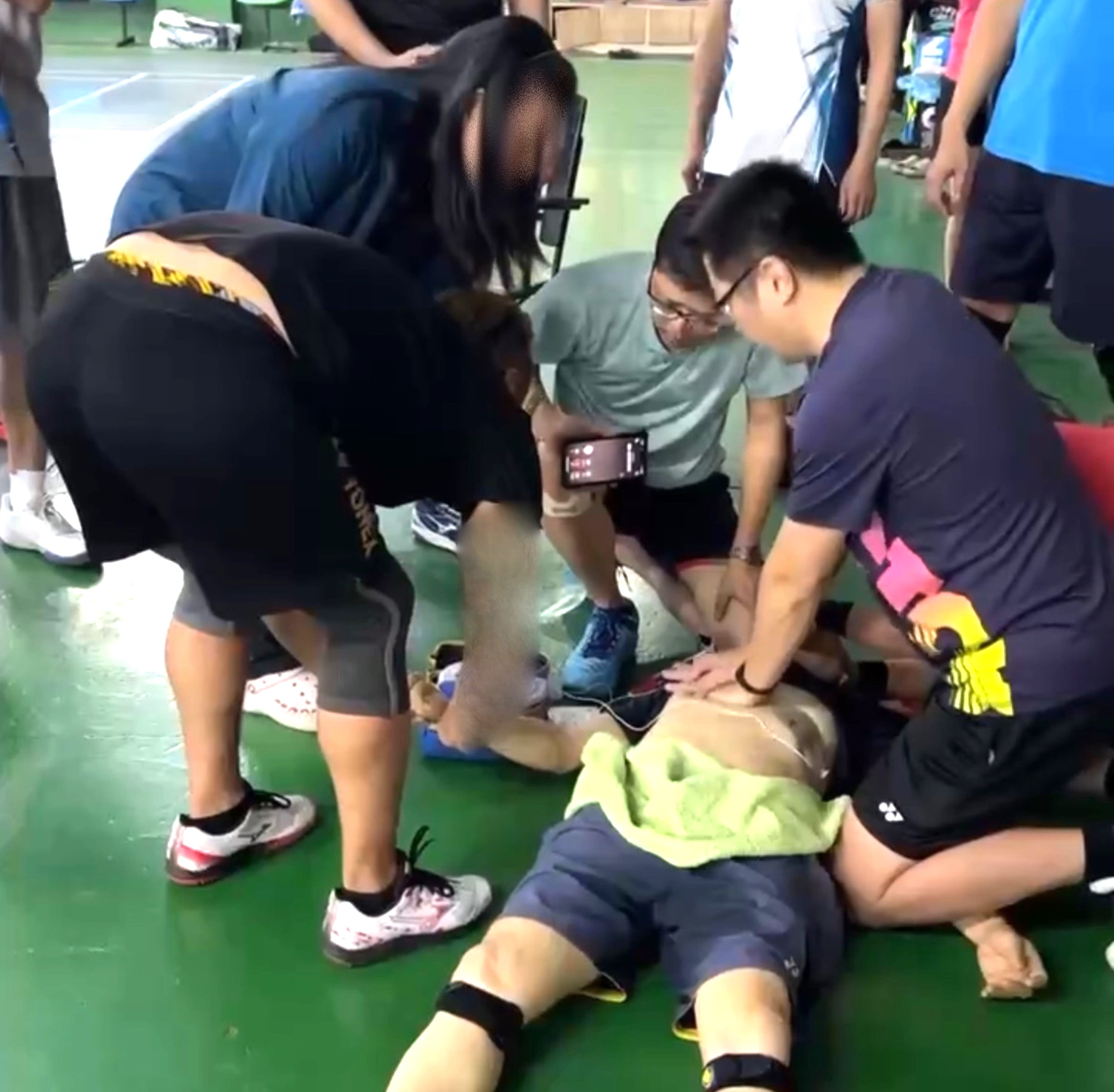 即刻 CPR 不旁觀 嘉基同仁挺身而出 成功守住生命防線