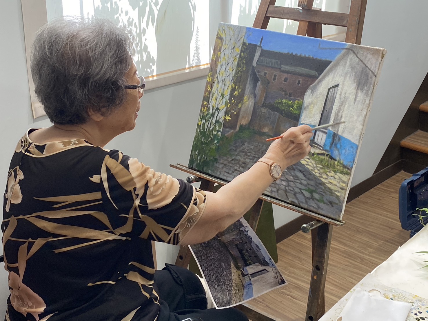 《歲月漫遊・油彩世界》陳趙美重油畫個展　以藝術展現人生體驗-即日起至8月28日，免費參觀